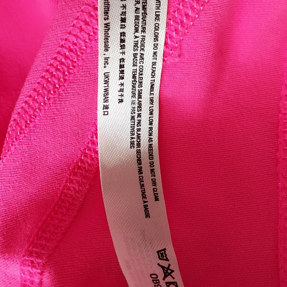 Free People Baby Biker Short in Tropical Pink XS Barbie Barbiecore NEW NWT